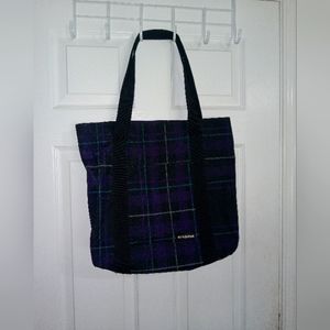 YakPak plaid medium tote